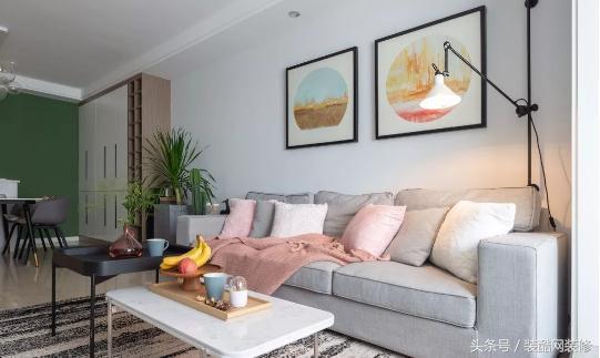 小戶型85㎡簡約北歐風(fēng)3居室，軟硬裝花了17萬，儲物空間大，電視墻裝修最成功！