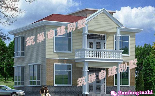 2款簡約二層農(nóng)村自建別墅設(shè)計圖，造價20萬以內(nèi)，經(jīng)濟實用。