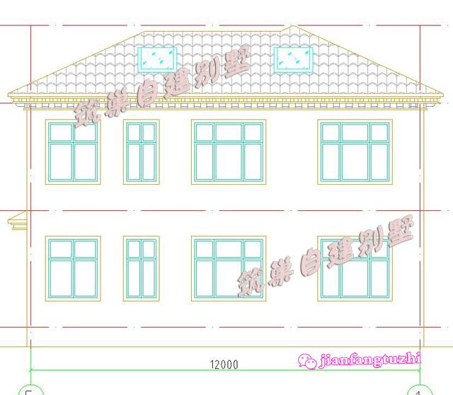 120平米12x10米二層農(nóng)村自建房，經(jīng)濟(jì)實(shí)用，設(shè)計(jì)新穎美觀，造價20萬左右