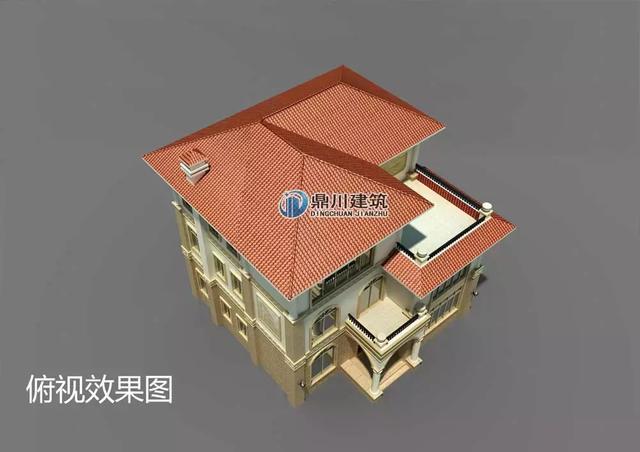 三層歐式別墅設(shè)計(jì)圖，11.8x12.5米，有棋牌室、多功能廳，含7個(gè)臥室，案例2最美，案例3花了50萬