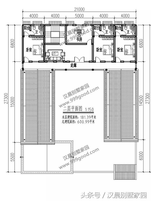 2棟新中式別墅設計圖，傳統(tǒng)形式結合現(xiàn)代建筑元素建成的三合院，當下農村蓋房的新選擇！