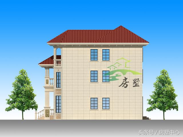 湖南衡陽三層精品小別墅設(shè)計圖，豪華大氣，占地還??！