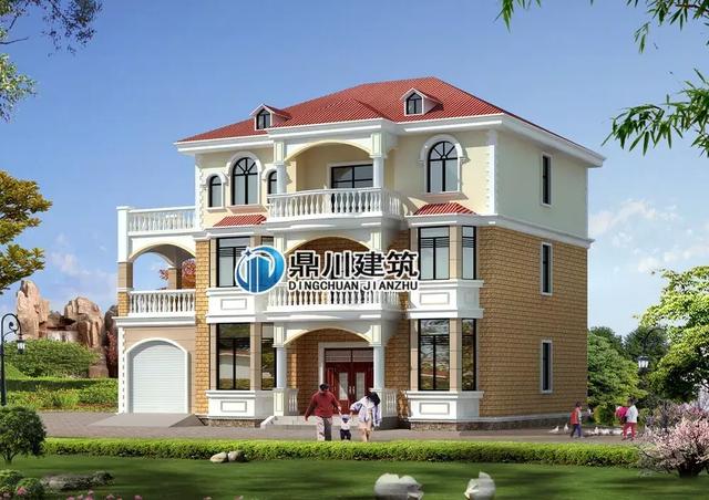 12套歐式自建別墅設(shè)計(jì)圖，任意一棟都精致大氣，農(nóng)村生活一樣過(guò)的舒適有品味，不比城里差！