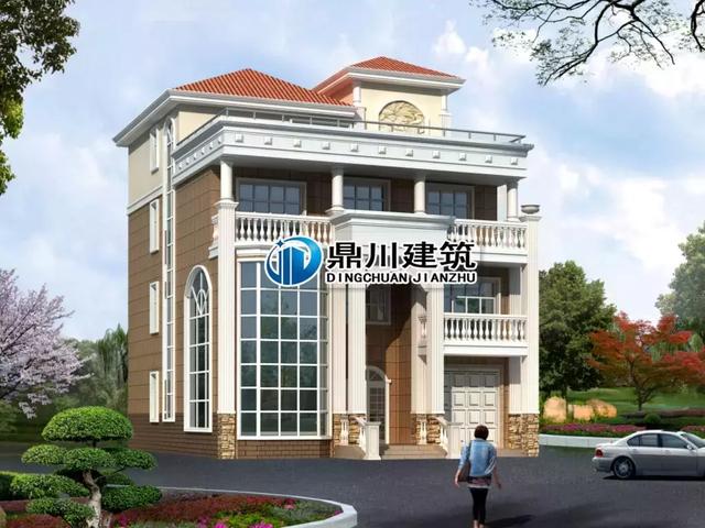 12套歐式自建別墅設(shè)計(jì)圖，任意一棟都精致大氣，農(nóng)村生活一樣過(guò)的舒適有品味，不比城里差！