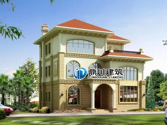 12套歐式自建別墅設(shè)計(jì)圖，任意一棟都精致大氣，農(nóng)村生活一樣過(guò)的舒適有品味，不比城里差！