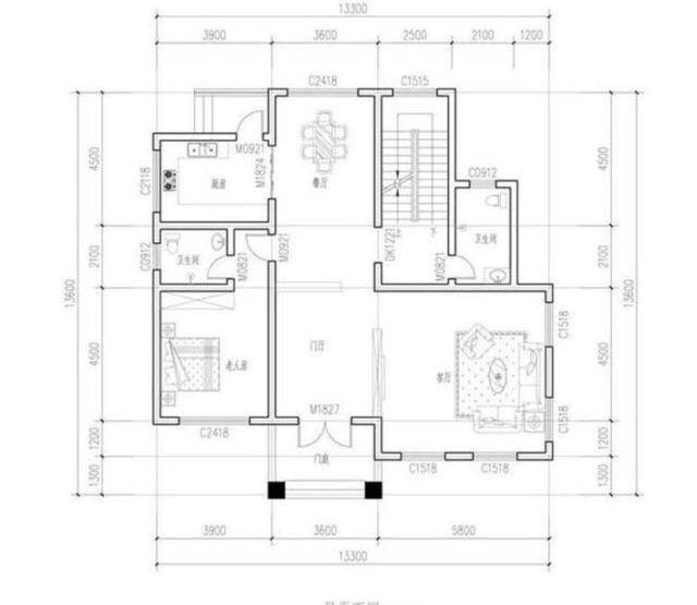 二層農村自建房，帶堂屋， 經濟實用，美觀大氣，真正適合農村人的自建房！