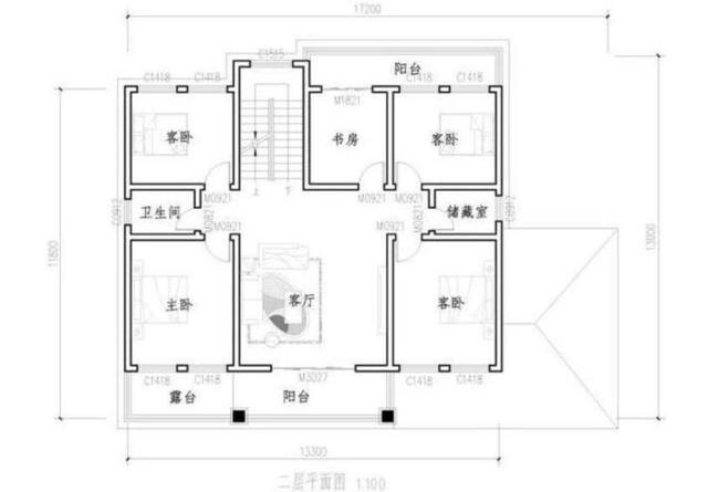 二層農村自建房，帶堂屋， 經濟實用，美觀大氣，真正適合農村人的自建房！