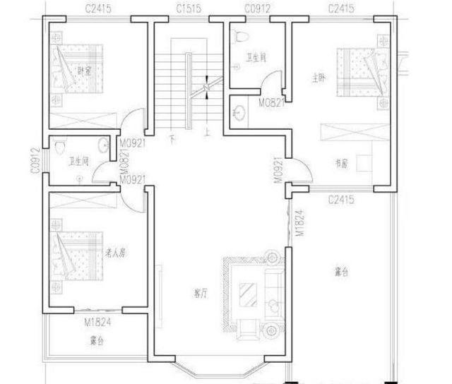二層農村自建房，帶堂屋， 經濟實用，美觀大氣，真正適合農村人的自建房！