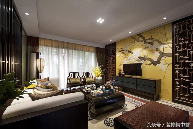 200平新中式裝修，現(xiàn)代時尚元素與傳統(tǒng)風(fēng)格文化的融合與碰撞