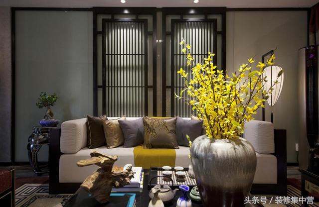 200平新中式裝修，現(xiàn)代時尚元素與傳統(tǒng)風(fēng)格文化的融合與碰撞