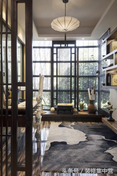 200平新中式裝修，現(xiàn)代時尚元素與傳統(tǒng)風(fēng)格文化的融合與碰撞