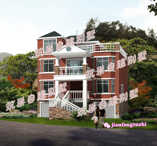 100㎡11x11米三層半農(nóng)村別墅設計圖，規(guī)整又溫馨，帶架空層