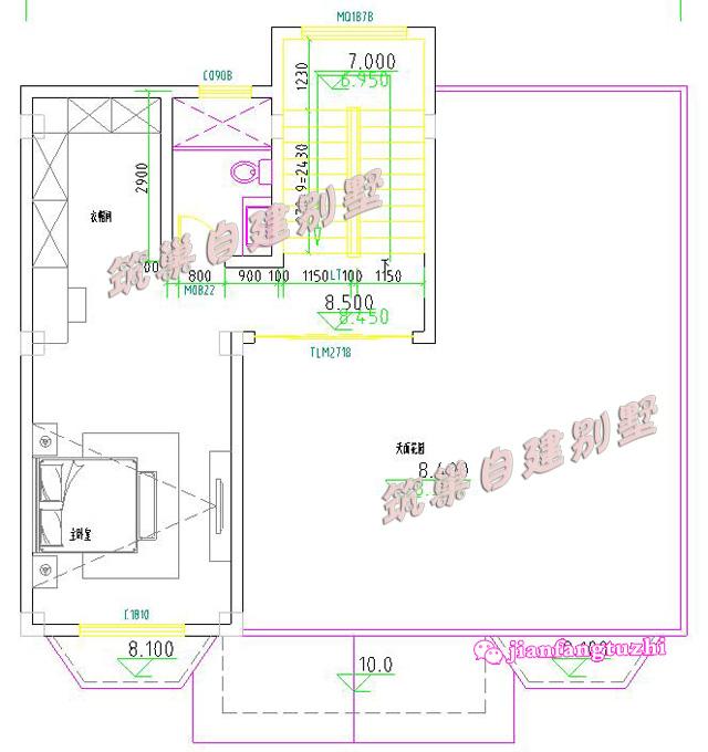 100㎡11x11米三層半農(nóng)村別墅設計圖，規(guī)整又溫馨，帶架空層