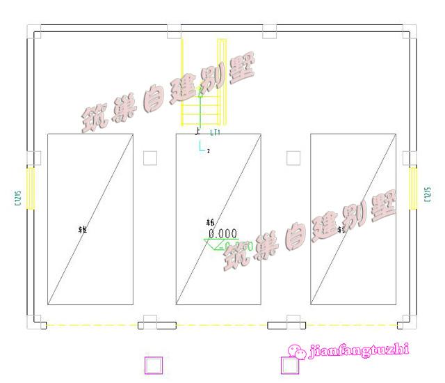 100㎡11x11米三層半農(nóng)村別墅設計圖，規(guī)整又溫馨，帶架空層