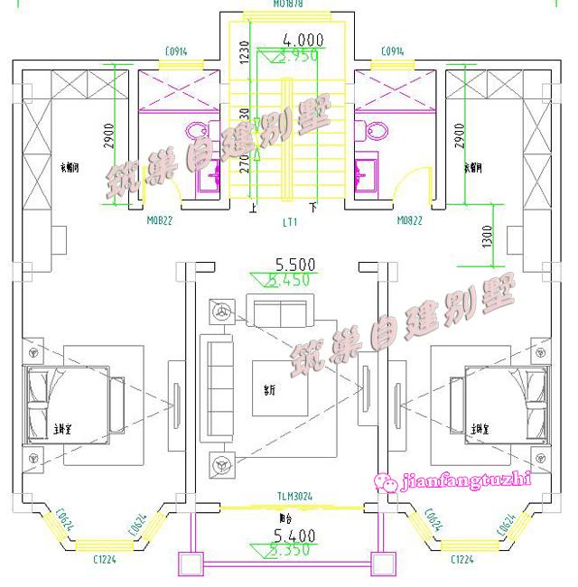 100㎡11x11米三層半農(nóng)村別墅設計圖，規(guī)整又溫馨，帶架空層