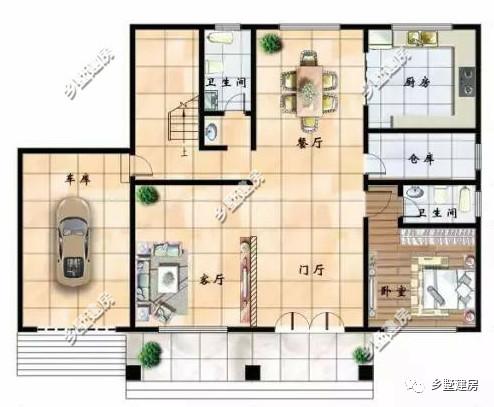 15.9X10.5平米三層別墅設(shè)計圖，中等戶型四平八穩(wěn)風(fēng)景好！