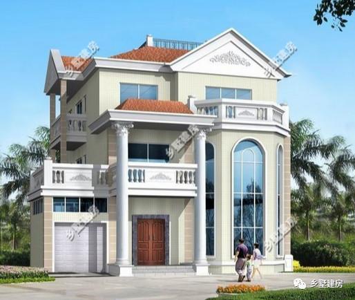 三層農(nóng)村自建房，13.3×14.6米，完美的空間布局，完勝城市商品房！