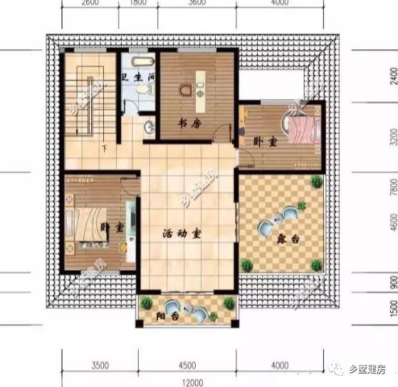 三層農(nóng)村自建房，13.3×14.6米，完美的空間布局，完勝城市商品房！