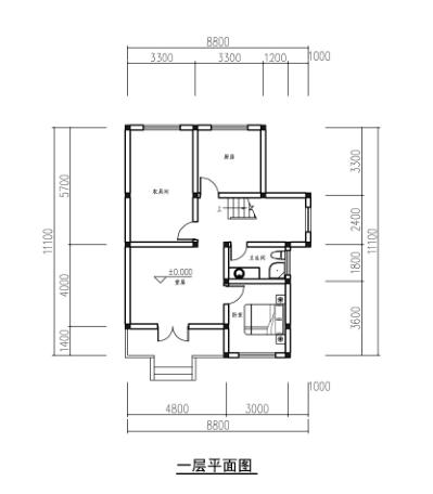 三層農(nóng)村自建房，占地90平方米，外觀大氣簡約，室內(nèi)功能齊全，小地基也可以建美美的別墅！