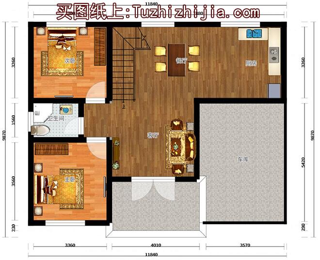 3款農(nóng)村10萬元二層樓房設(shè)計圖，70-100平別墅，超實用！