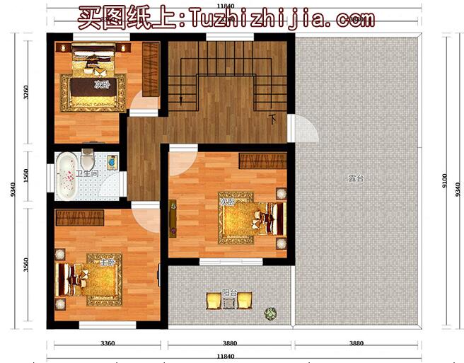 3款農(nóng)村10萬元二層樓房設(shè)計圖，70-100平別墅，超實用！