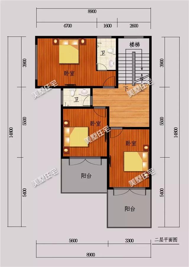 8X14米現(xiàn)代風(fēng)格三層別墅設(shè)計(jì)圖，異性框架結(jié)構(gòu)，設(shè)計(jì)師真的用心了