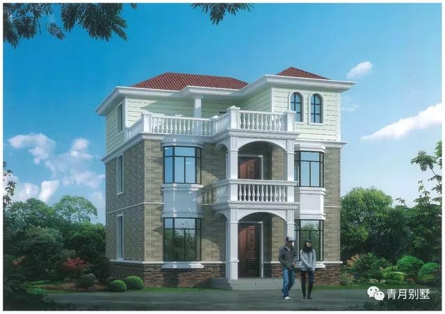 三層鄉(xiāng)村小別墅，9.96米×11米，大露臺(tái)飄窗只要33萬？