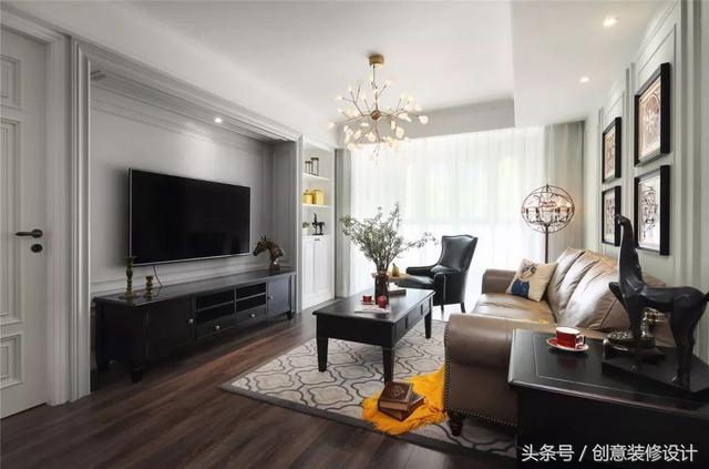 110㎡美式小三居用了32萬裝修，爸媽最滿意老人房的設(shè)計！