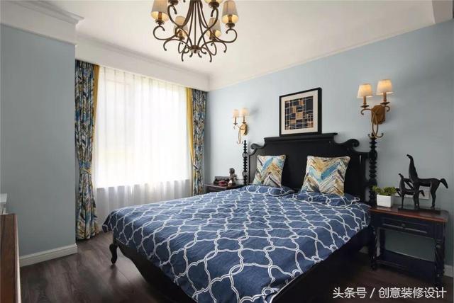 110㎡美式小三居用了32萬裝修，爸媽最滿意老人房的設(shè)計！