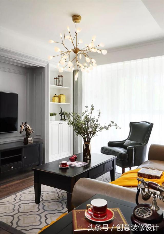 110㎡美式小三居用了32萬裝修，爸媽最滿意老人房的設(shè)計！