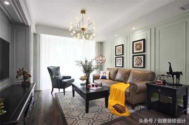 110㎡美式小三居用了32萬裝修，爸媽最滿意老人房的設(shè)計！