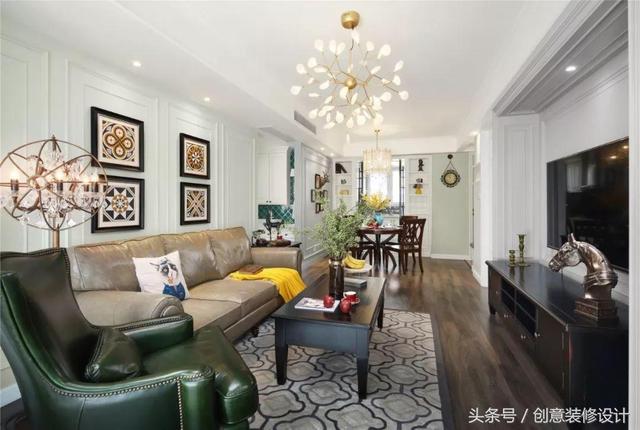 110㎡美式小三居用了32萬裝修，爸媽最滿意老人房的設(shè)計！