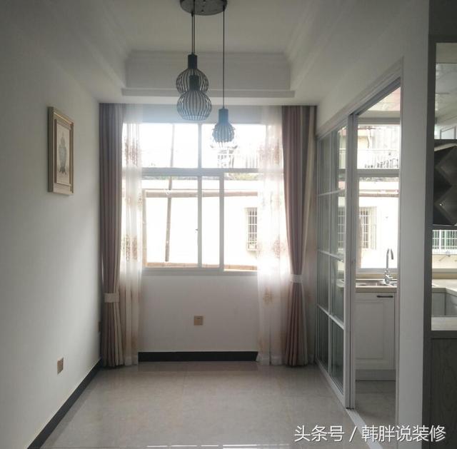 90㎡小三房簡裝8萬搞定，工薪階層新房裝修，瓷磚搭配大白墻。