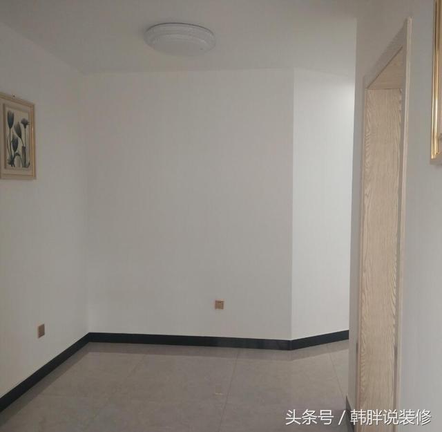 90㎡小三房簡裝8萬搞定，工薪階層新房裝修，瓷磚搭配大白墻。