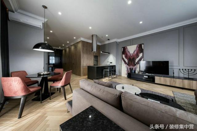 180平方現(xiàn)代簡約裝修案例，簡單大方，個性鮮明，功能性高，人人會卻非人人懂