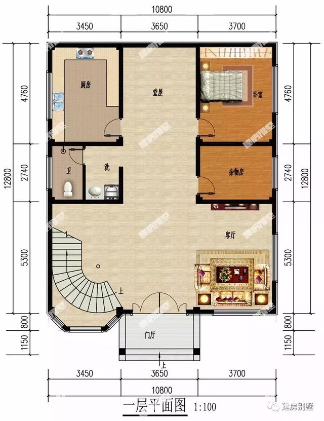 兩棟頂層農(nóng)村別墅設(shè)計(jì)圖，帶涼亭，外觀氣派，不僅好看還顯檔次，當(dāng)稱村里第一豪宅
