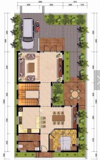 農(nóng)村自建房，6.2X13.6米，不僅外觀時(shí)尚，造價(jià)經(jīng)濟(jì)，戶型實(shí)用!