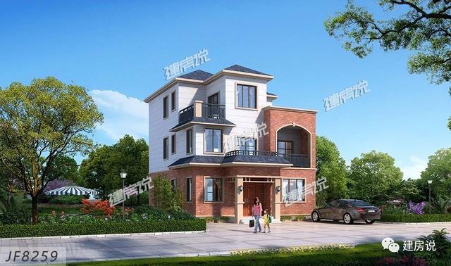 108㎡的三層別墅設計圖，宅基地小，別煩惱，一起來漲姿勢