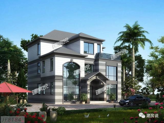 108㎡的三層別墅設計圖，宅基地小，別煩惱，一起來漲姿勢