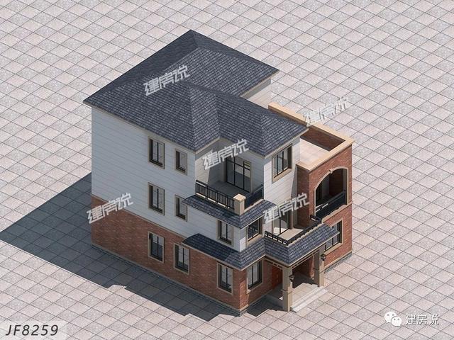 108㎡的三層別墅設計圖，宅基地小，別煩惱，一起來漲姿勢