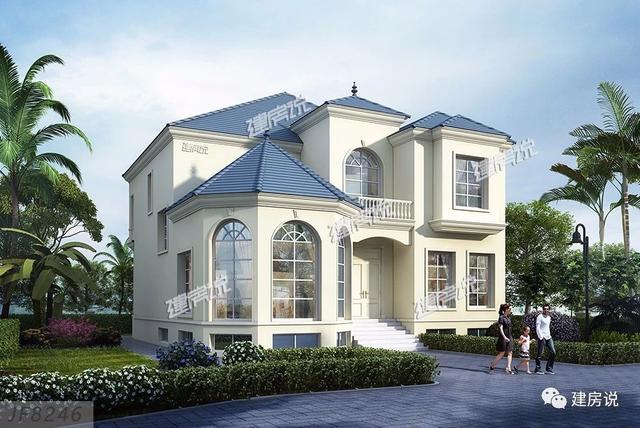 108㎡的三層別墅設計圖，宅基地小，別煩惱，一起來漲姿勢