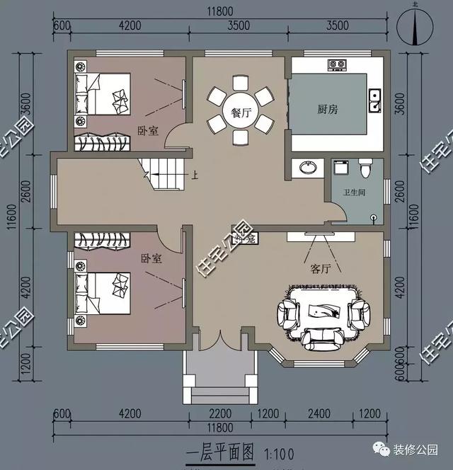 二層農(nóng)村自建房，比別墅還美的一款，35萬(wàn)蓋2層美滋滋，裝修好全村最美