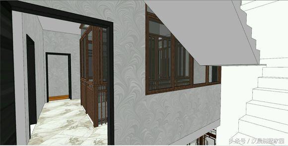 12X17米經(jīng)典新中式三層別墅設(shè)計圖，車庫+院子+堂屋，完美布局低調(diào)內(nèi)涵！