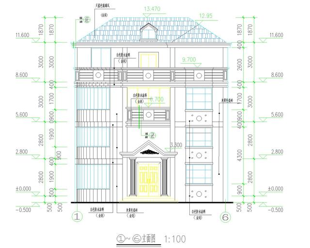 4層農(nóng)村自建房設(shè)計(jì)圖11.55米*11.9，經(jīng)濟(jì)實(shí)用，比較適合多人口之家！