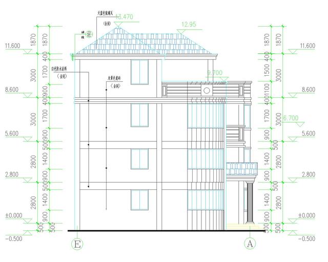4層農(nóng)村自建房設(shè)計(jì)圖11.55米*11.9，經(jīng)濟(jì)實(shí)用，比較適合多人口之家！