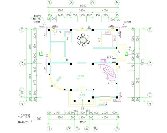 4層農(nóng)村自建房設(shè)計(jì)圖11.55米*11.9，經(jīng)濟(jì)實(shí)用，比較適合多人口之家！