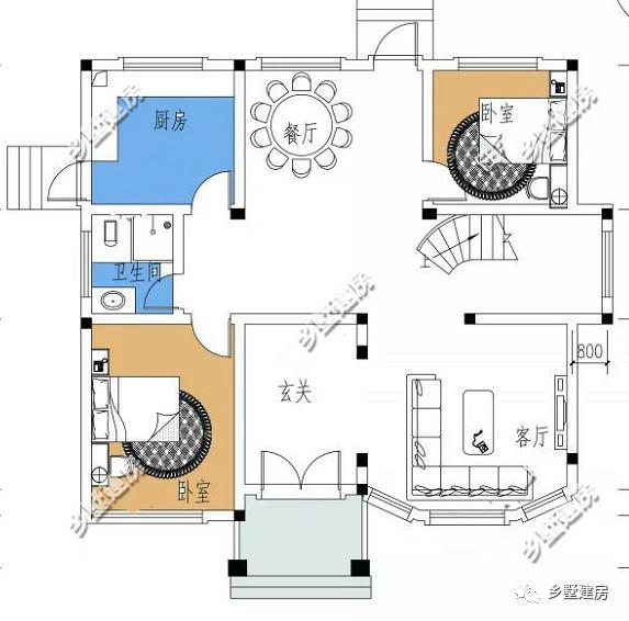 兩款款別致小洋樓設(shè)計(jì)圖，張揚(yáng)而又接地氣，建一棟超有面子！