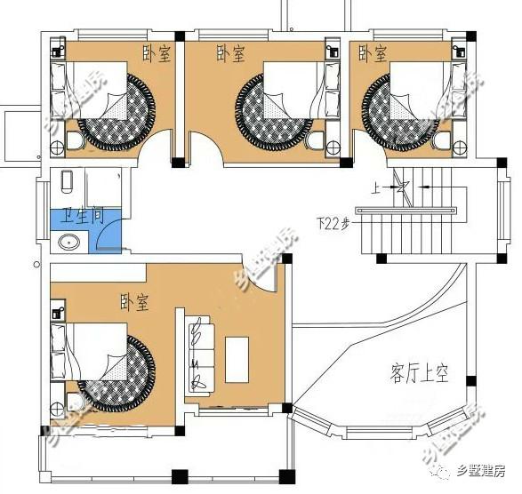 兩款款別致小洋樓設(shè)計(jì)圖，張揚(yáng)而又接地氣，建一棟超有面子！