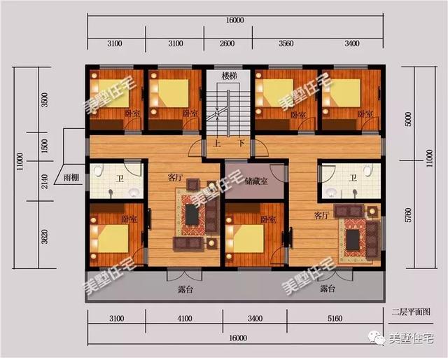 3套新中式風(fēng)格的別墅戶型圖，造價30萬左右，造型更符合現(xiàn)代人的審美