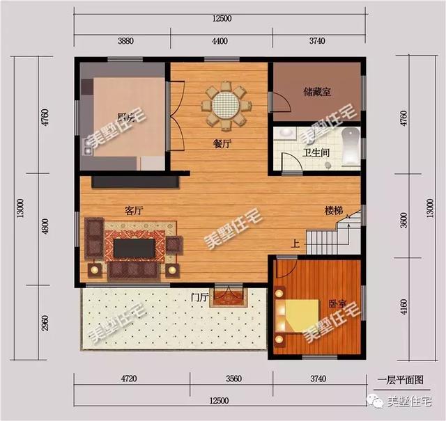 3套新中式風(fēng)格的別墅戶型圖，造價30萬左右，造型更符合現(xiàn)代人的審美